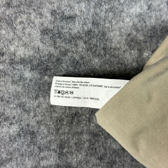 Lululemon Ultra Soft Nulu Turtleneck Bodysuit RVSN River Stone Grey Tan Size XS - Picture 5 of 10